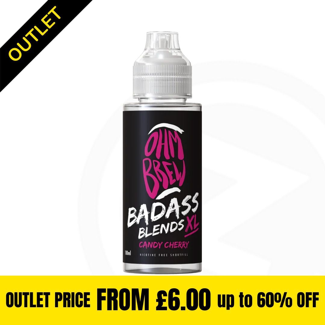 Badass Blends XL - Candy Cherry 100ml Shortfill Clearance Stock