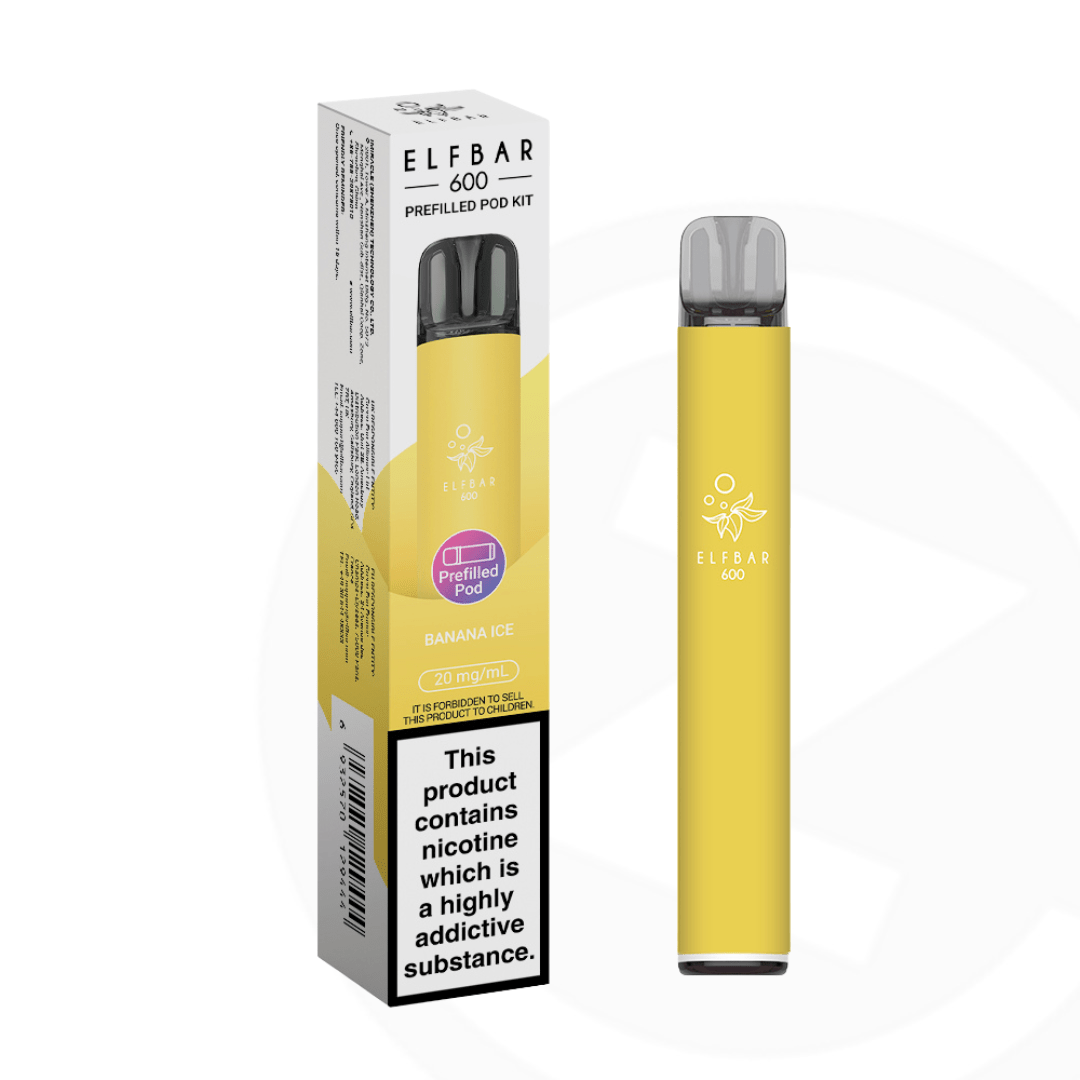 Elf Bar 600 Prefilled Pod Kit - Banana Ice