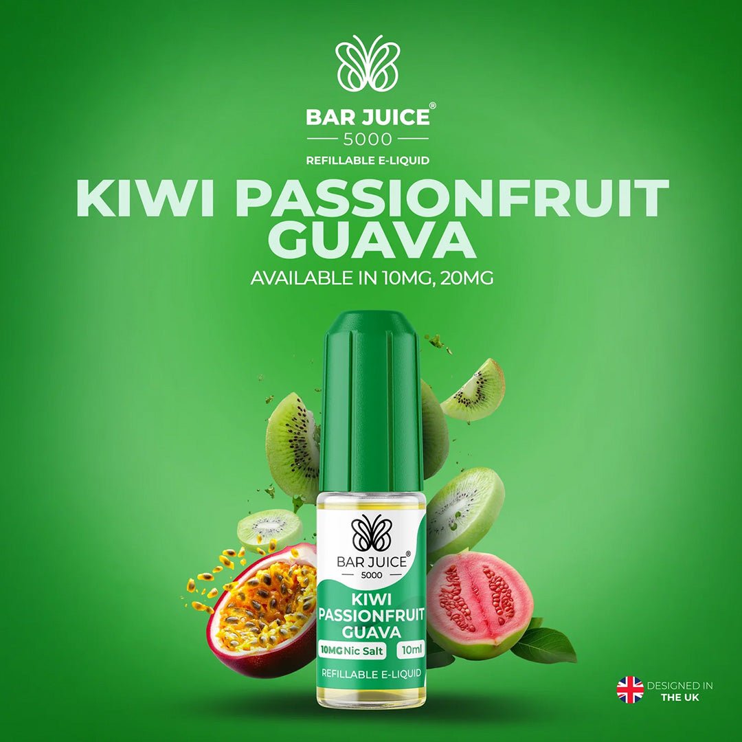 Bar Juice 5000 Kiwi Passion Fruit Guava - 10ml