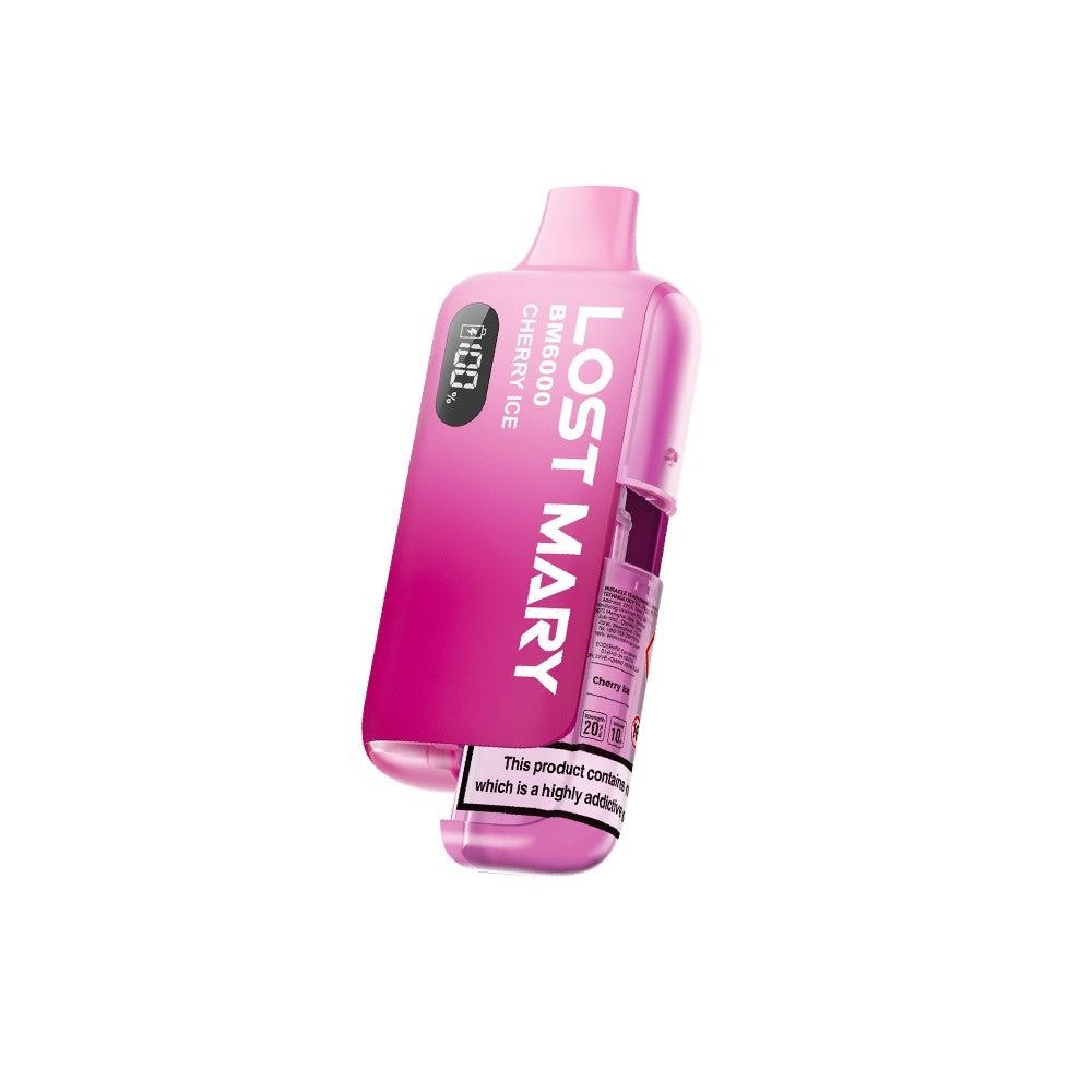 Lost Mary BM6000 Refillable Pod Kit - Cherry Ice