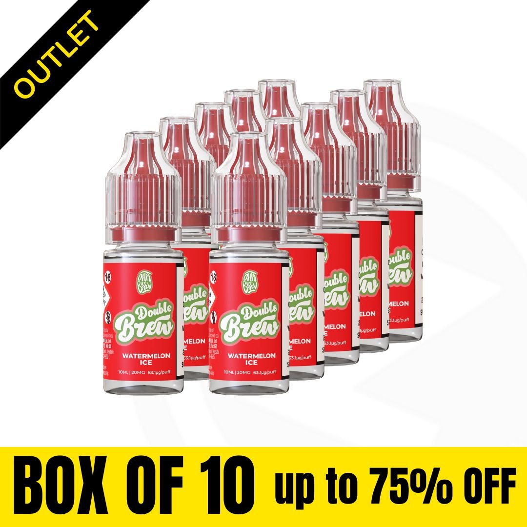 Double Brew Bar Series - Watermelon Ice - 10ml 20mg Clearance Stock