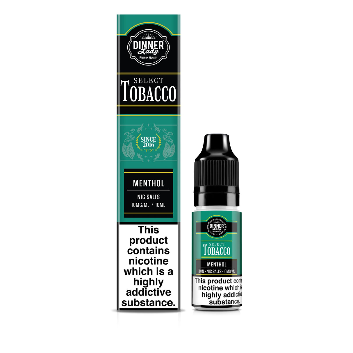 Dinner Lady Menthol Tobacco Nic Salt - 10ml