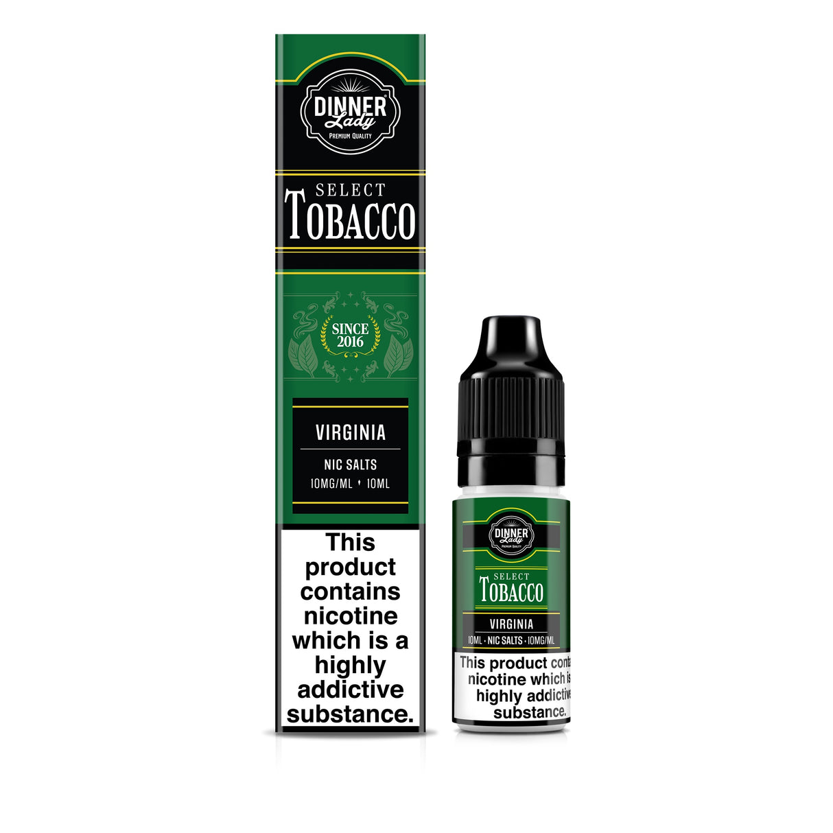 Dinner Lady Virginia Tobacco Nic Salt - 10ml
