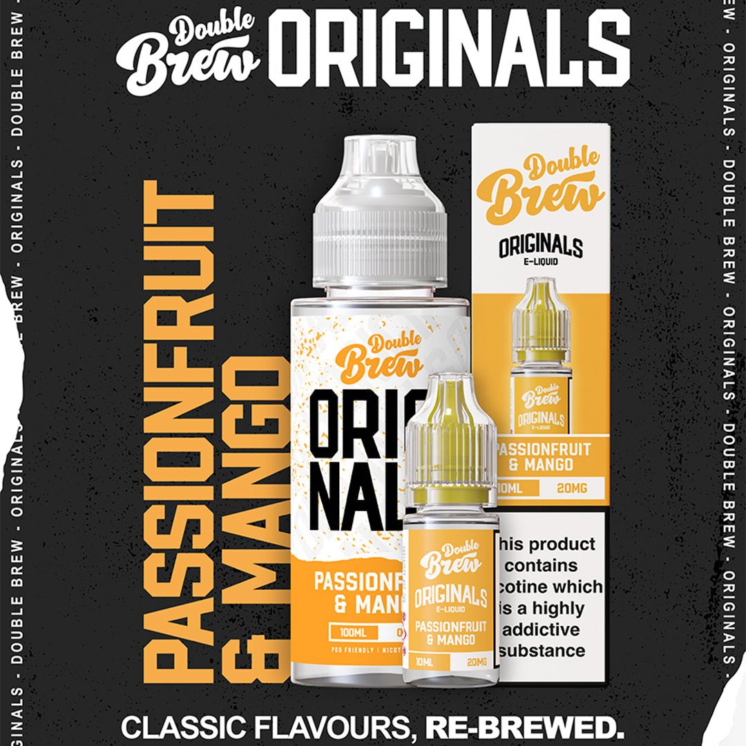 Double Brew Originals XL Passionfruit & Mango - 100ml