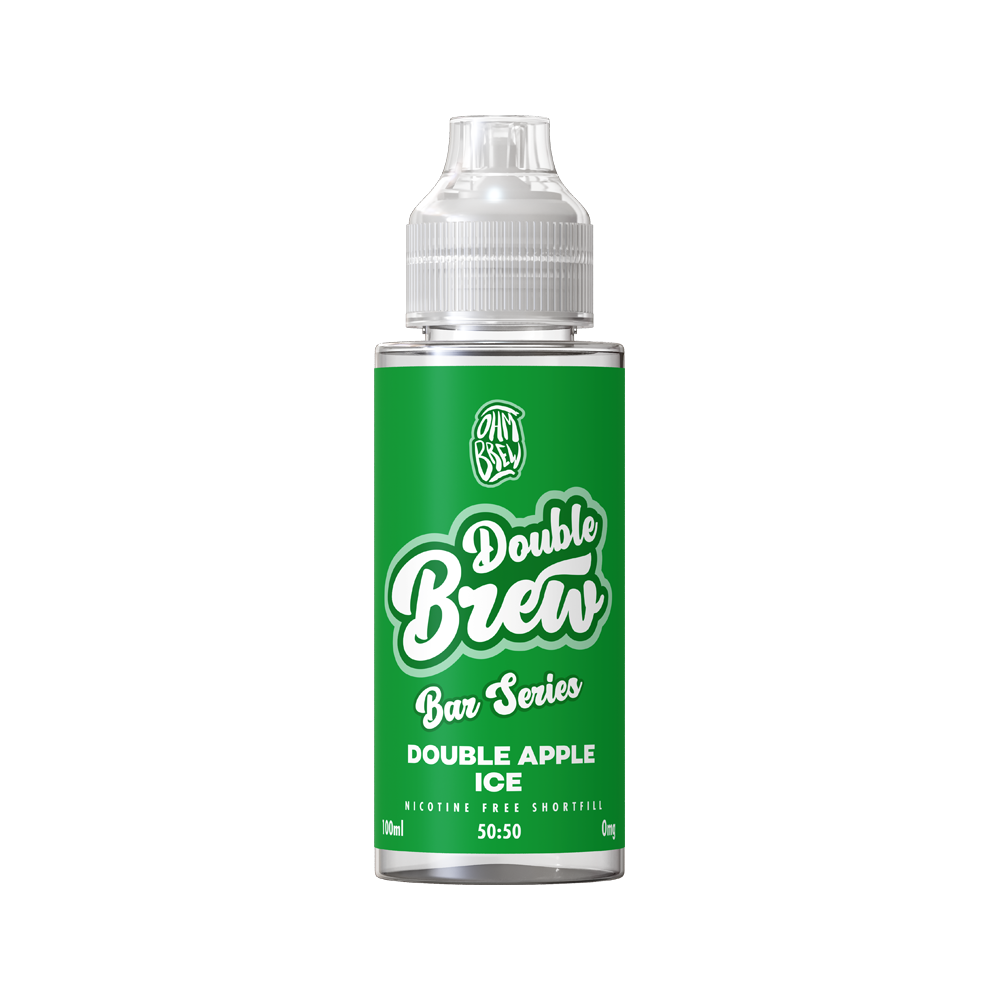 Double Brew Bar Series XL Double Apple Ice - 100ml