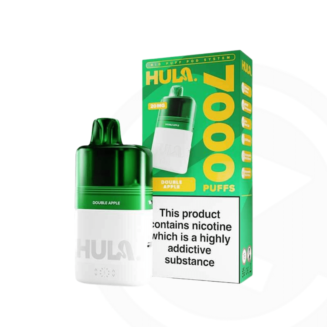 Hula 7000 Pod Kit - Double Apple - 20mg