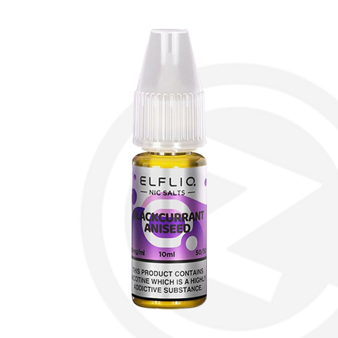 Elfliq Blackcurrant Aniseed Nic Salt - 10ml