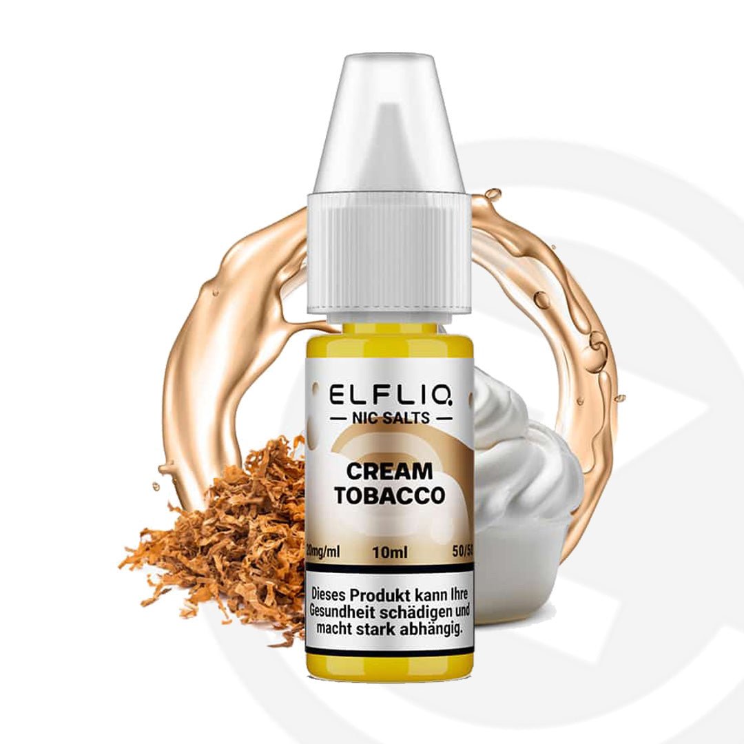 Elfliq Cream Tobacco Nic Salt - 10ml