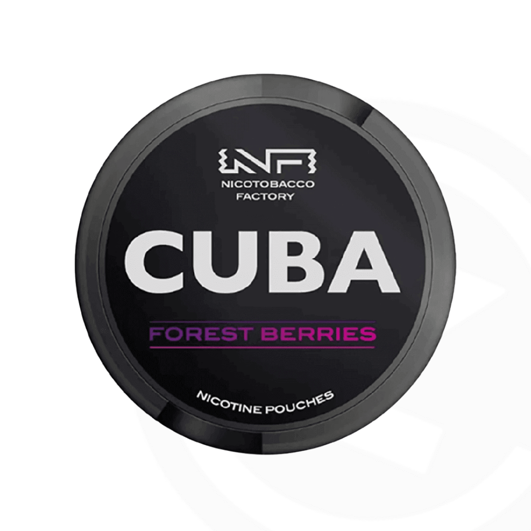 Cuba Black Line Nicotine Pouches - 43mg - Forest Berries
