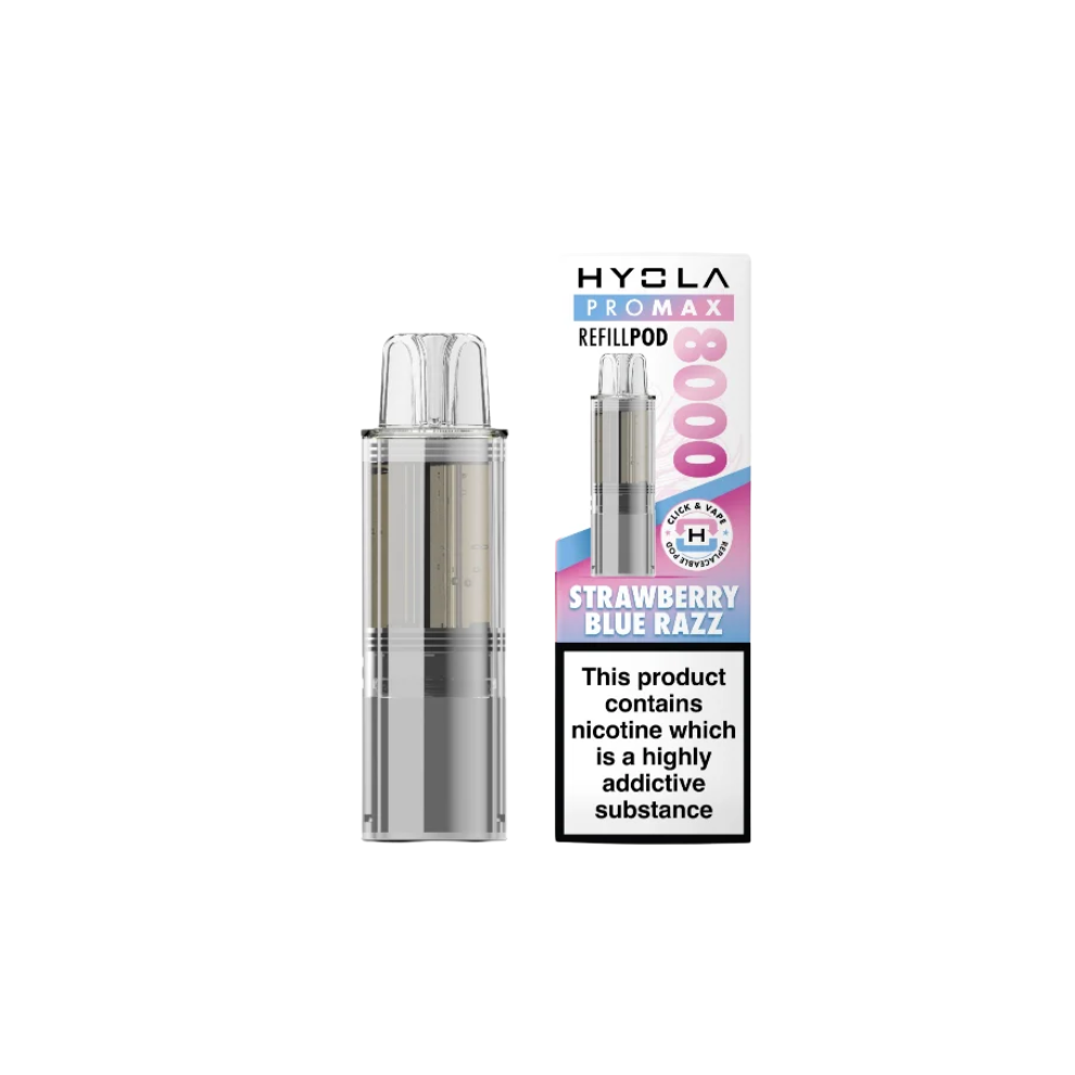 Hyola Pro Max 8000 - Prefilled Pod Strawberry Blue Razz - 20mg