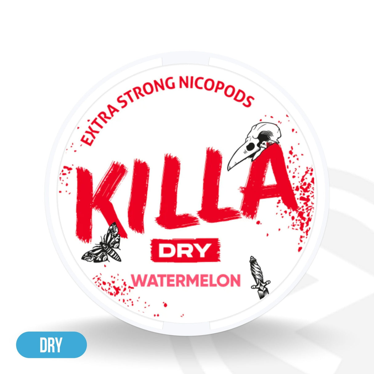 Killa Nicotine Pouches Dry Watermelon - 16mg