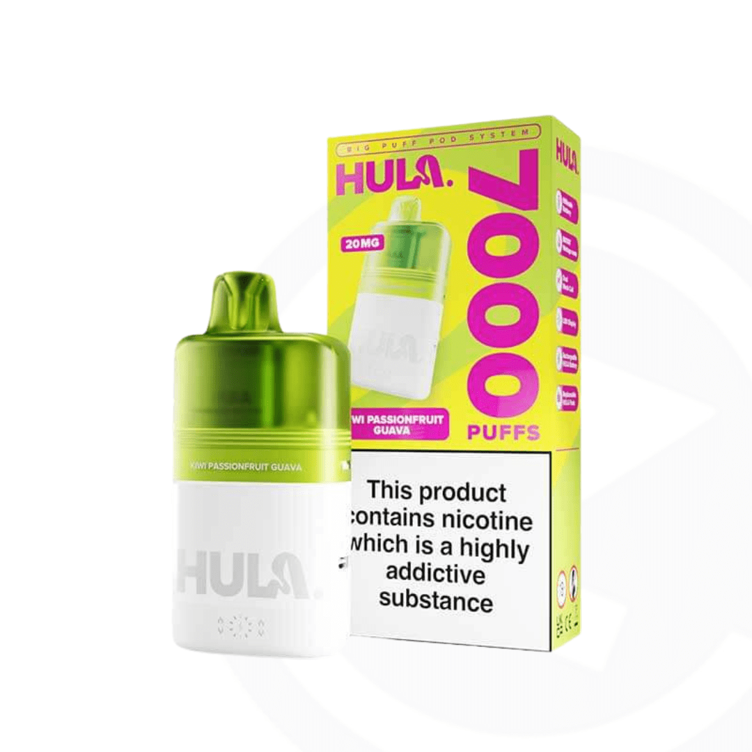 Hula 7000 Pod Kit - Kiwi Passion Fruit Guava - 20mg