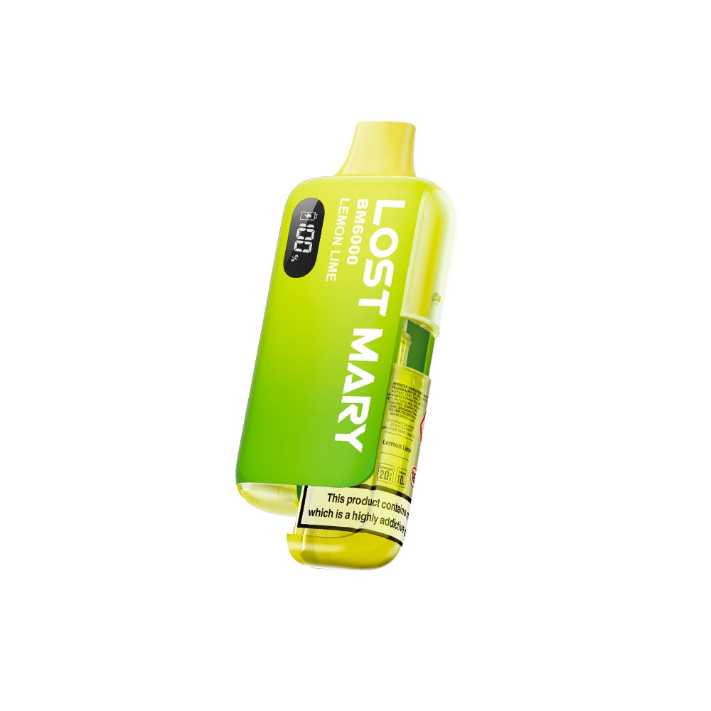 Lost Mary BM6000 Refillable Pod Kit - Lemon Lime