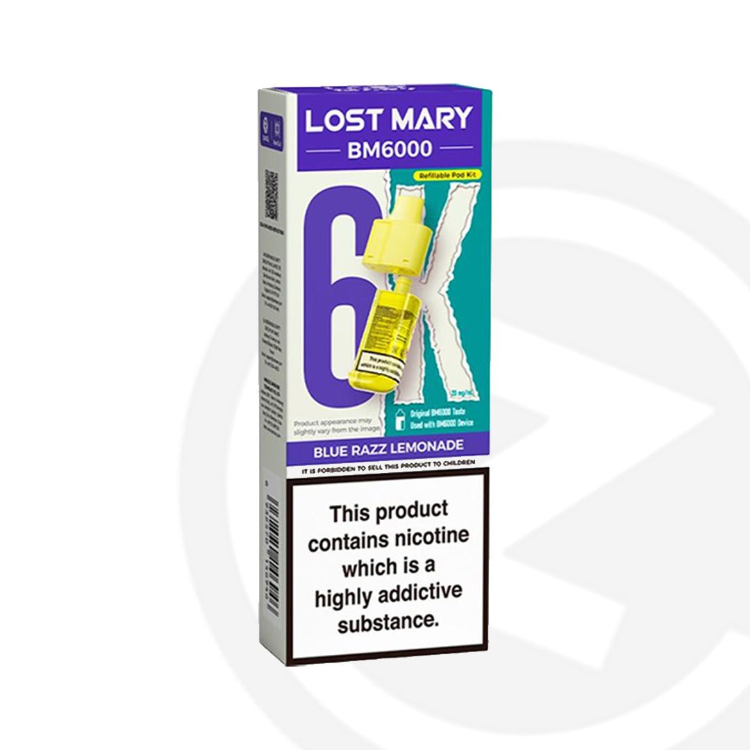 Lost Mary BM6000 Refill - Blue Razz Lemonade