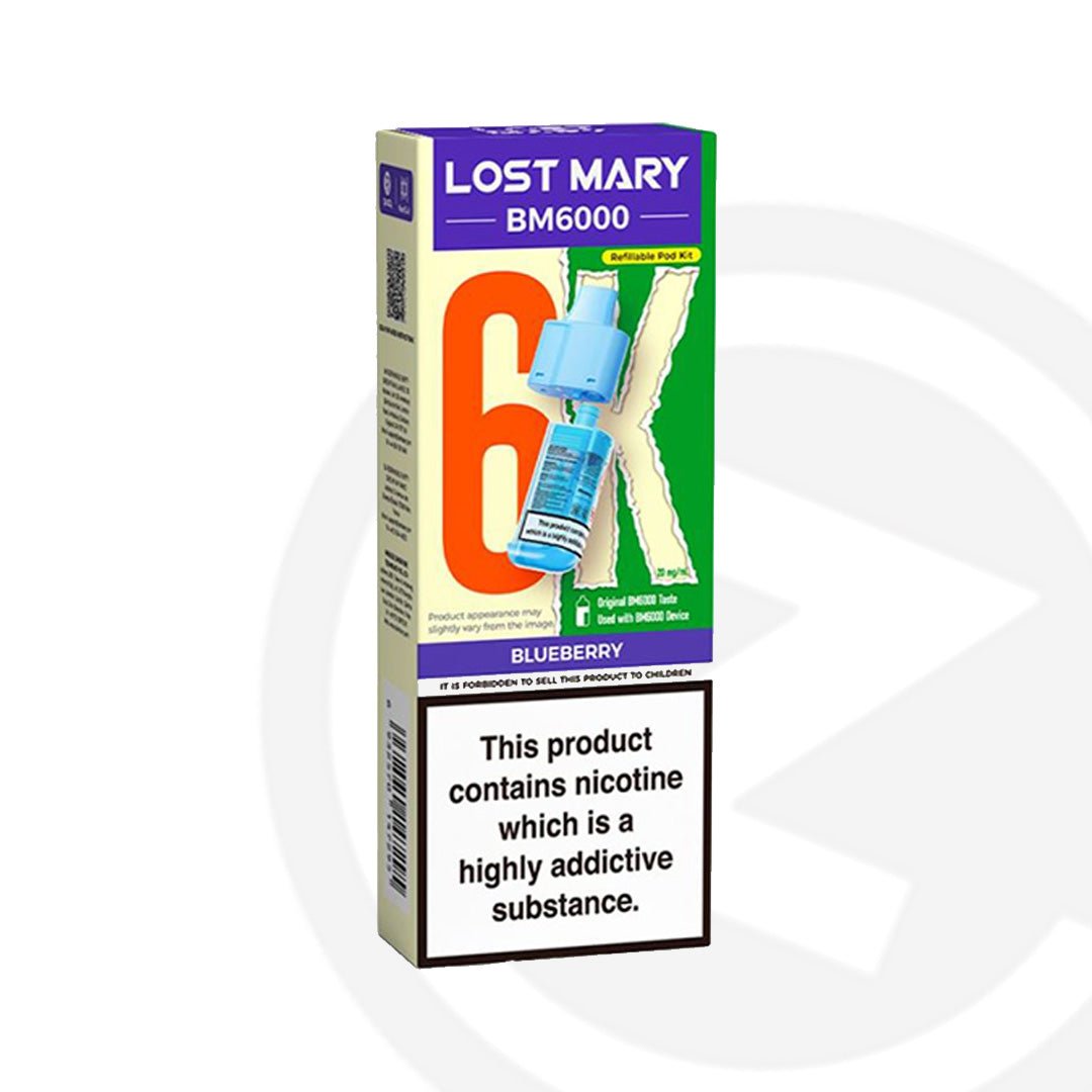 Lost Mary BM6000 Refill - Blueberry