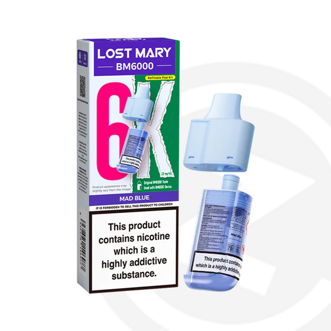 Lost Mary BM6000 Refill - Mad Blue