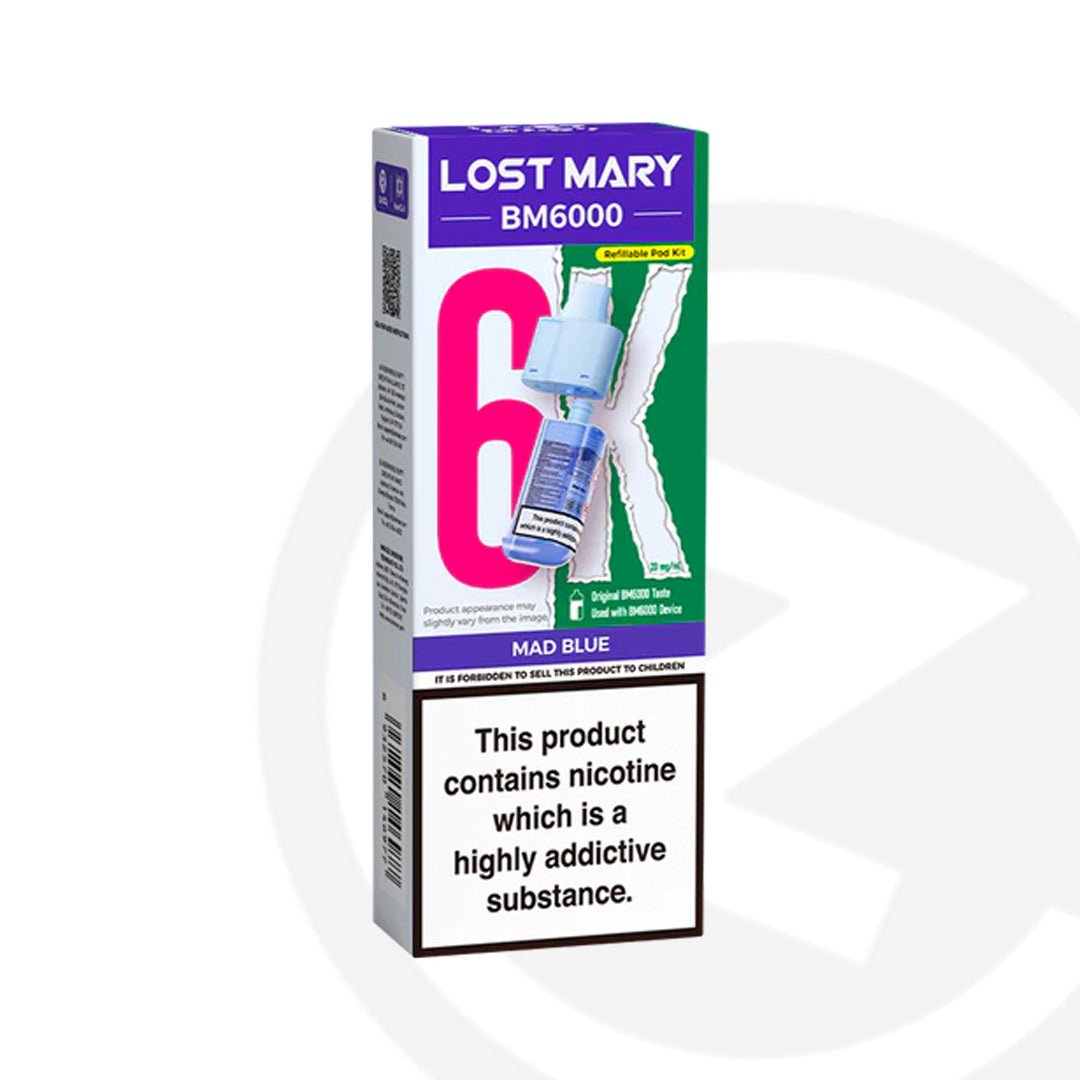 Lost Mary BM6000 Refill - Mad Blue