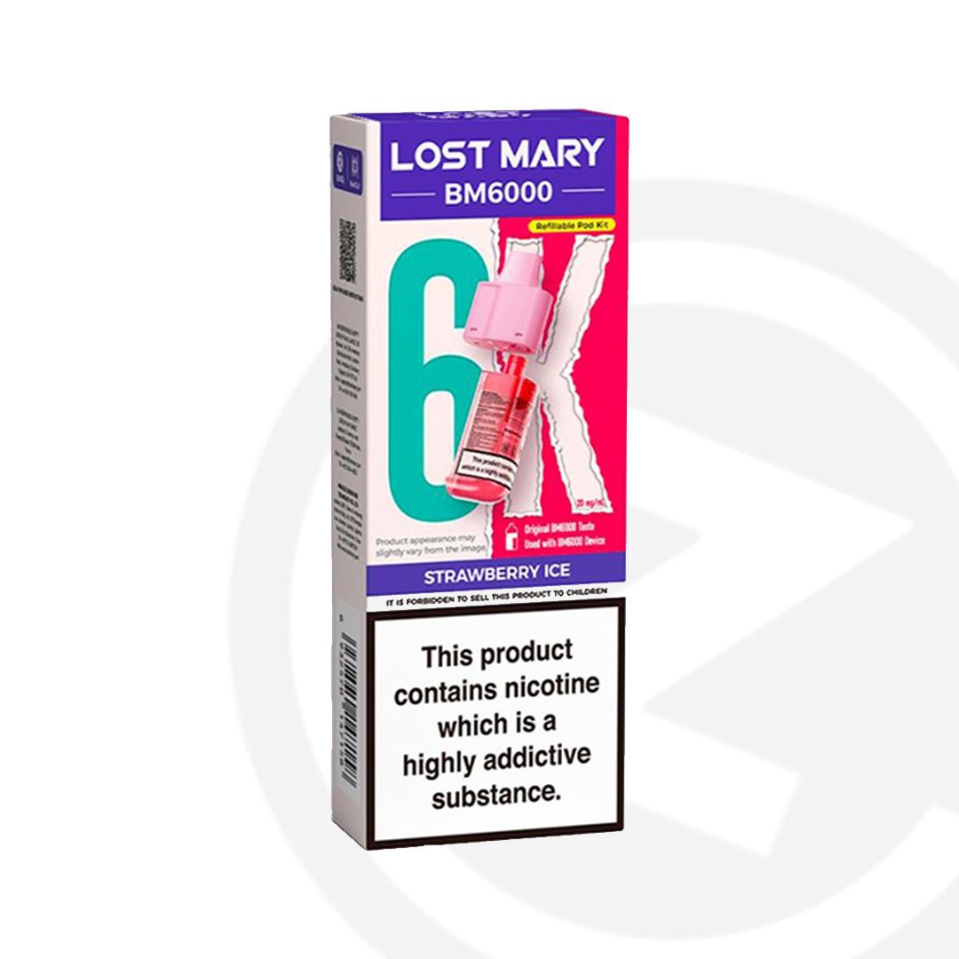 Lost Mary BM6000 Refill - Strawberry Ice