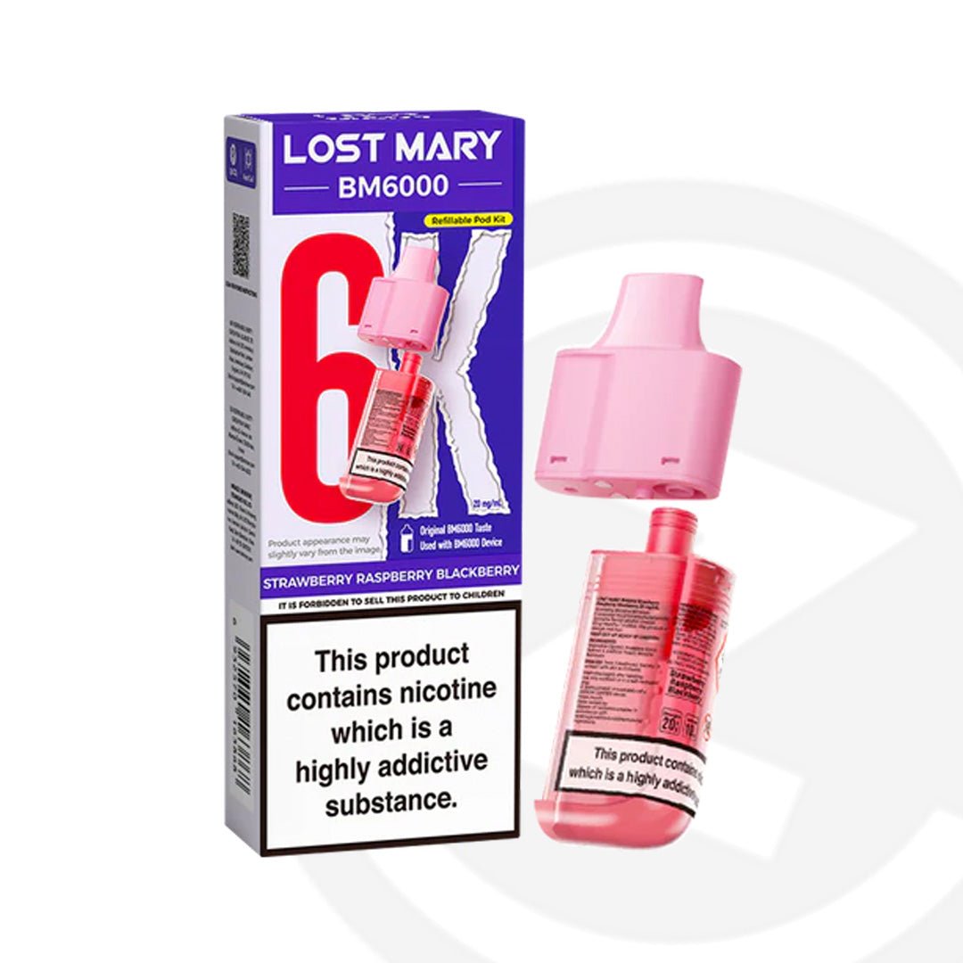 Lost Mary BM6000 Refill - Strawberry Raspberry Blackberry