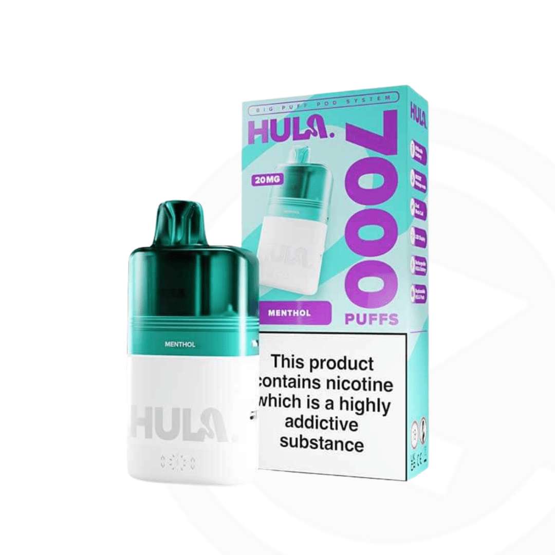 Hula 7000 Pod Kit - Menthol - 20mg