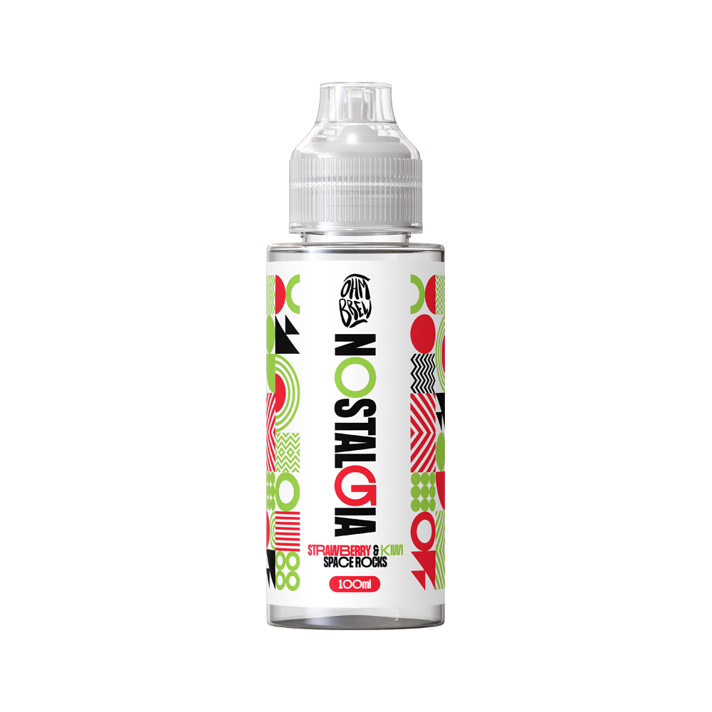 Nostalgia Strawberry & Kiwi Space Rocks - 100ml