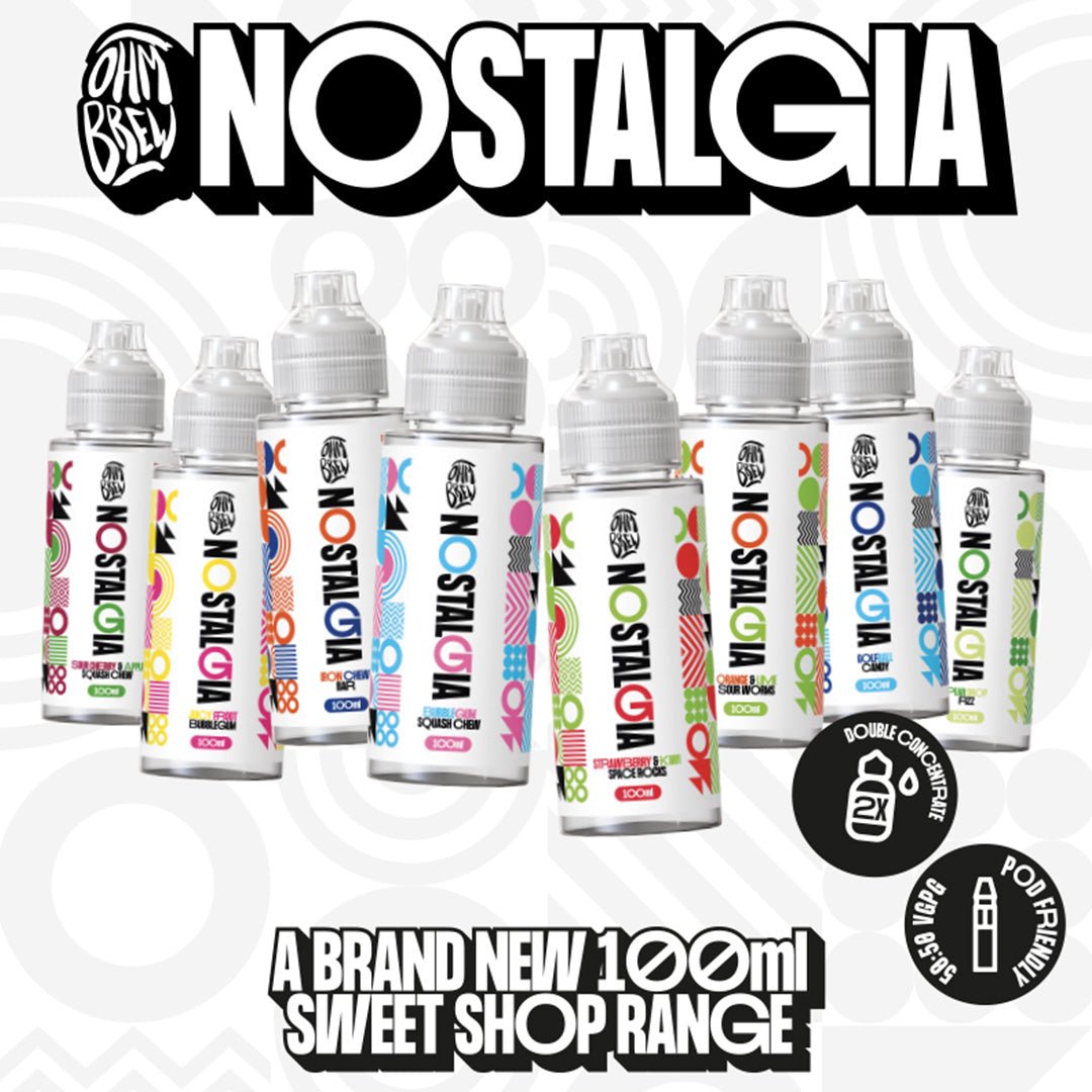 Nostalgia Bubblegum Squash Chew - 100ml