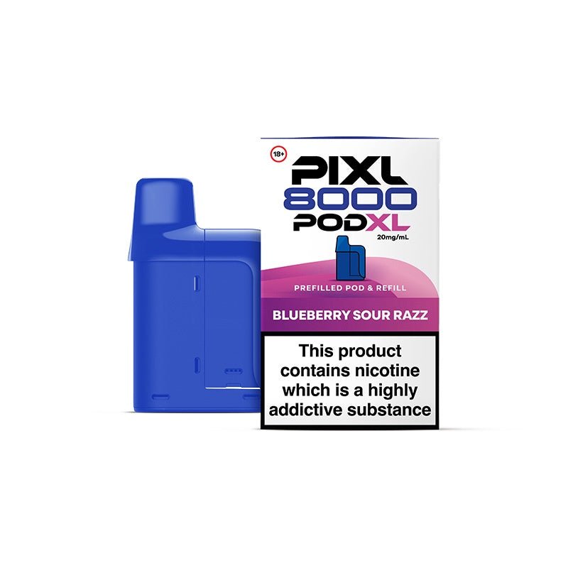 PIXL 8000 Prefilled Pod - Blueberry Sour Razz - 20mg