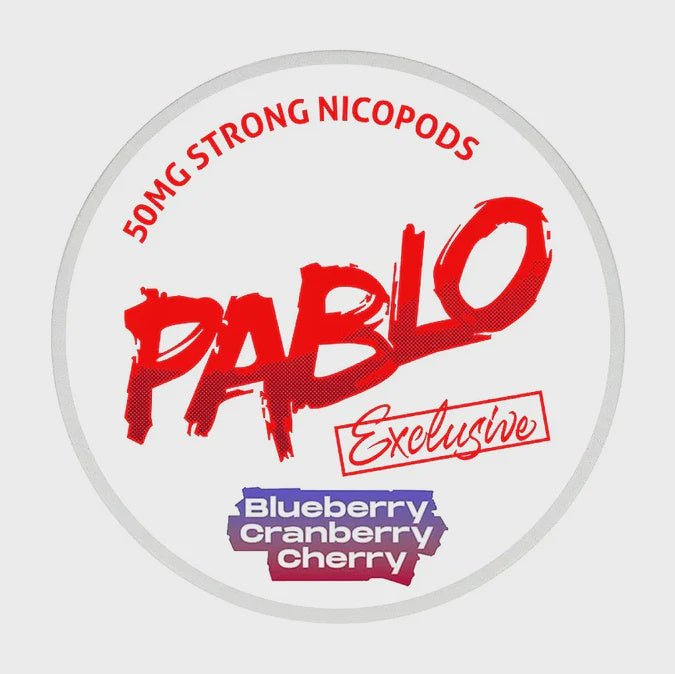 PABLO - Nicotine Pouches Blueberry Cranberry Cherry - 50mg