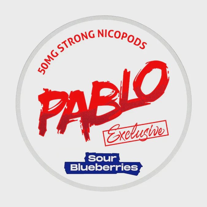 PABLO - Nicotine Pouches Sour Blueberries - 50mg