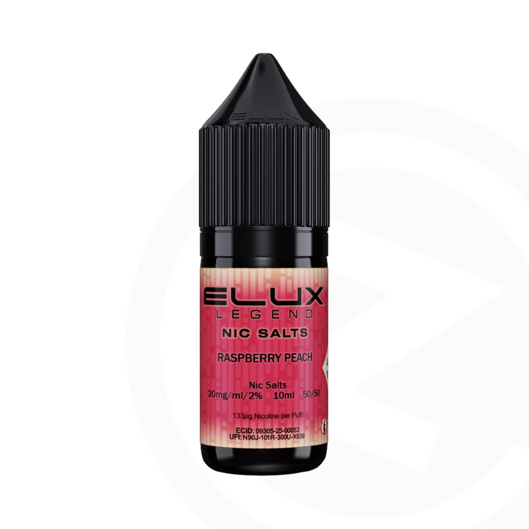 Elux Legend Nic Salt Raspberry Peach - 10ml