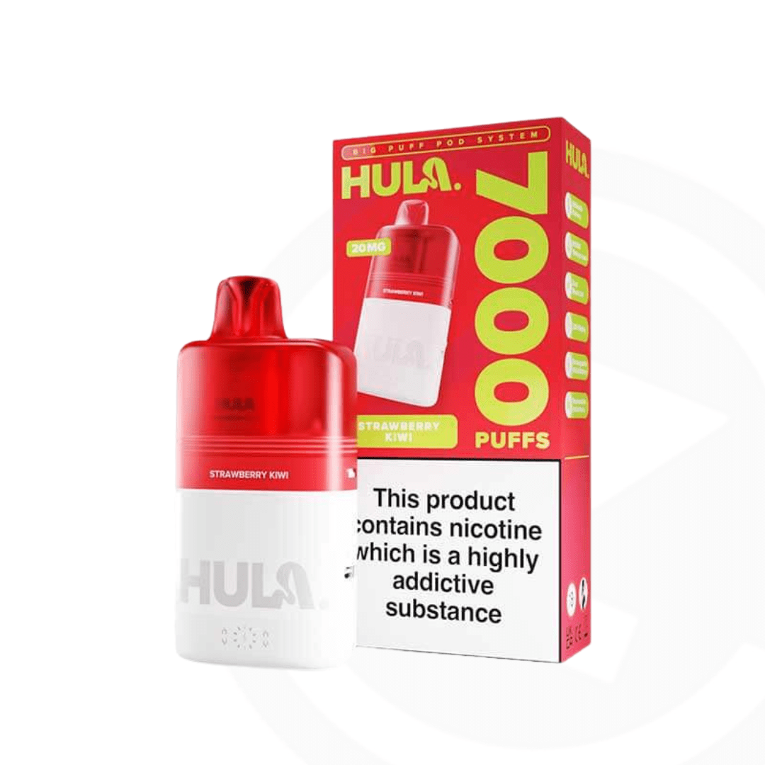 Hula 7000 Pod Kit - Strawberry Kiwi - 20mg