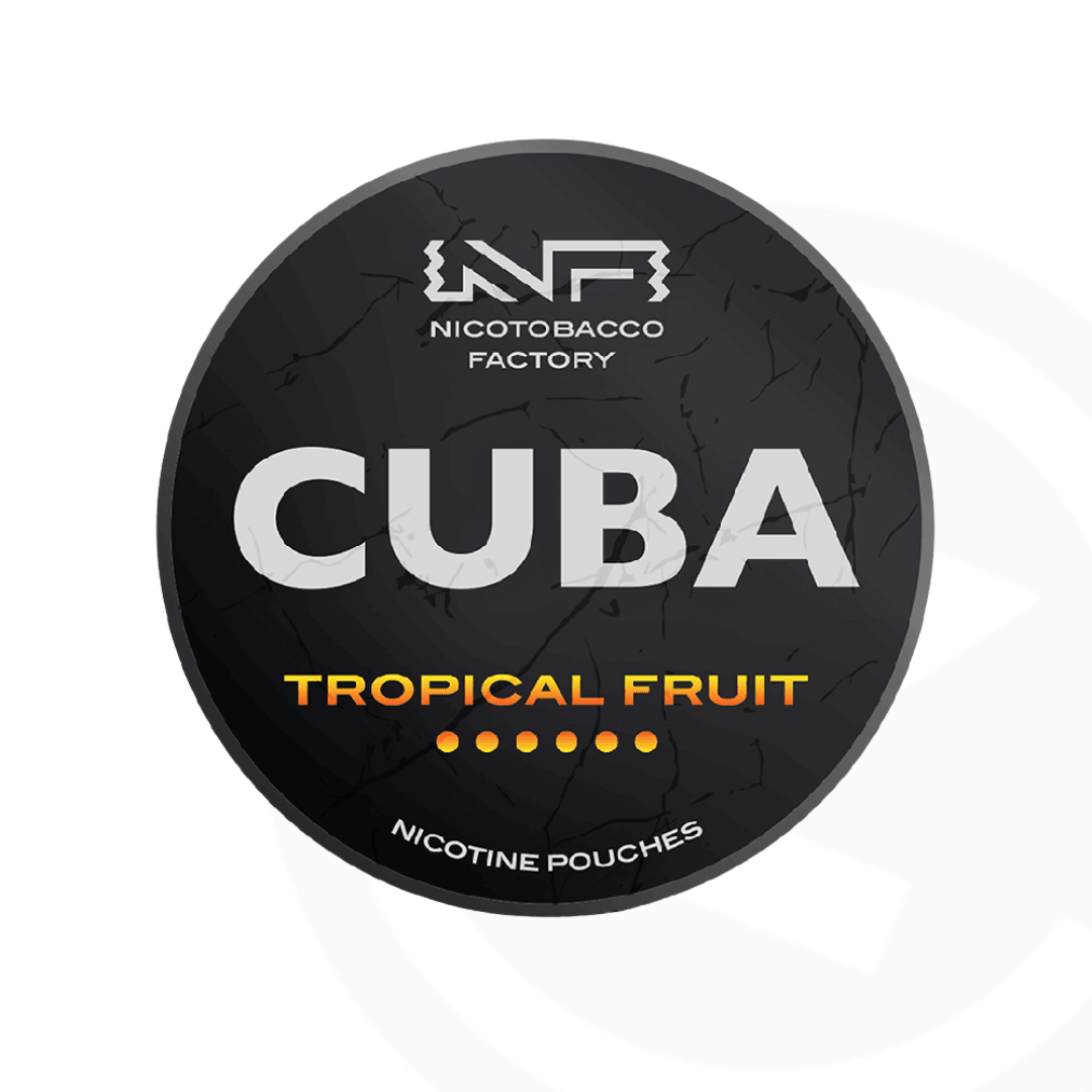 Cuba Black Line Nicotine Pouches - 43mg - Tropical Fruit