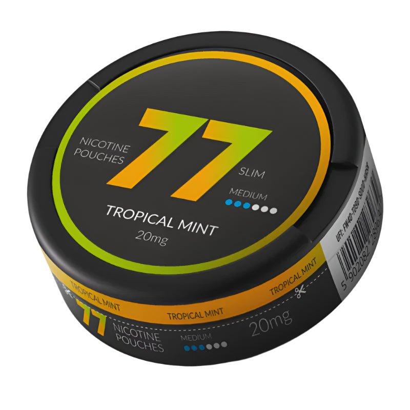 Nicotine Pouches Tropical Mint By 77 - 20mg