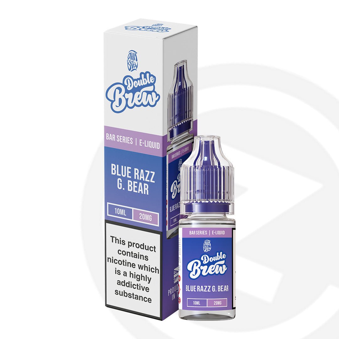 Double Brew Bar Series Blue Razz G. Bear - 10ml