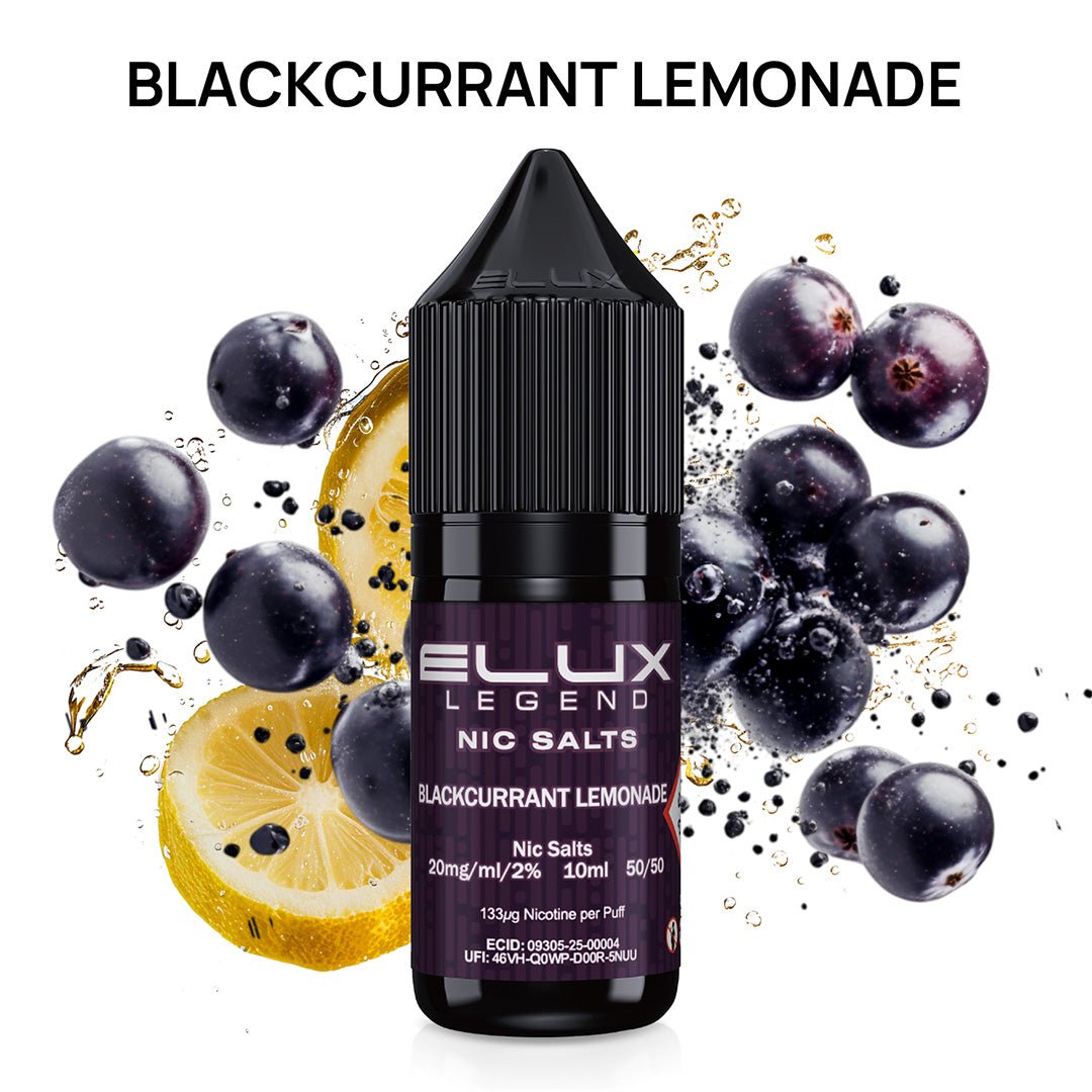 Elux Legend Nic Salt Blackcurrant Lemonade - 10ml
