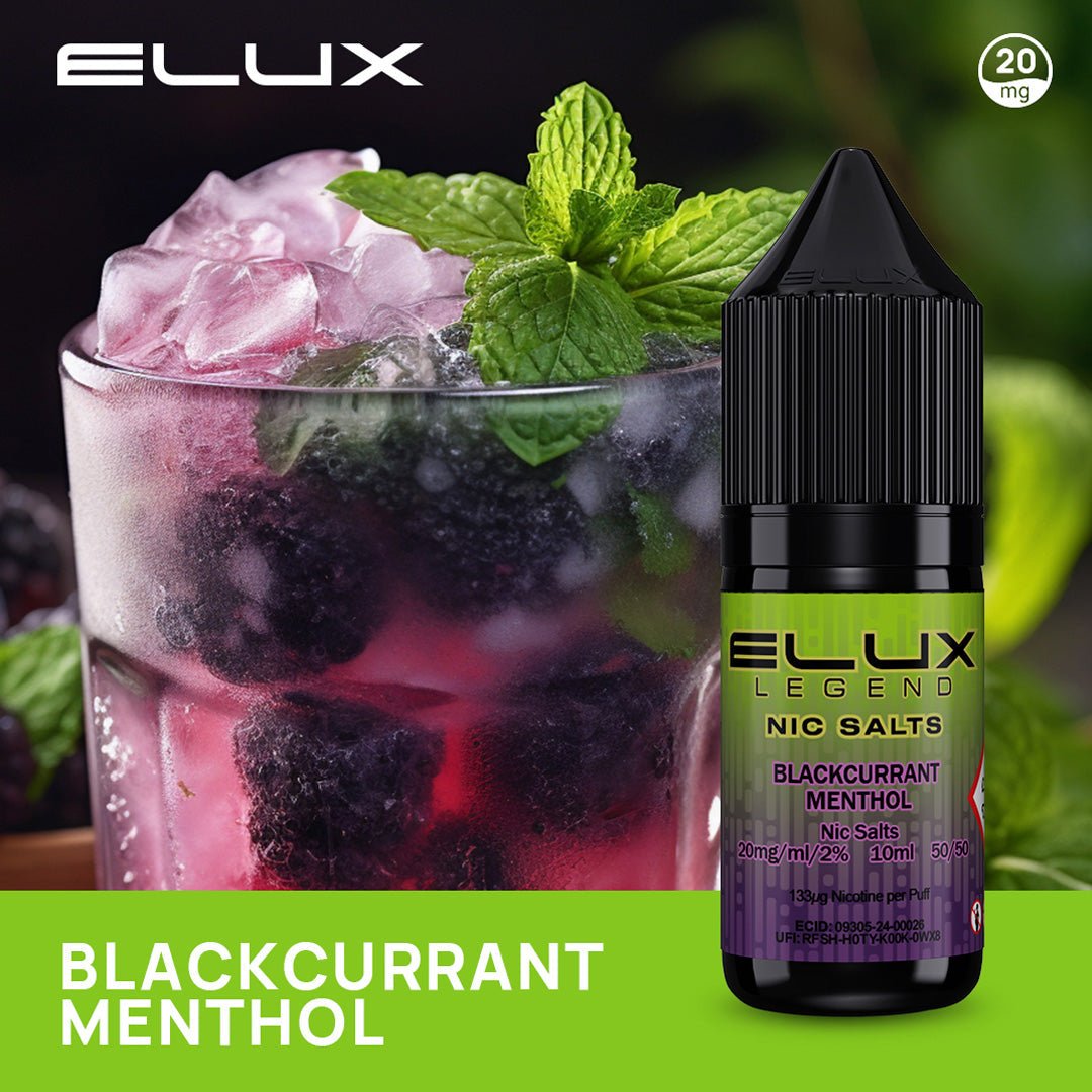 Elux Legend Nic Salt Blackcurrant Menthol - 10ml
