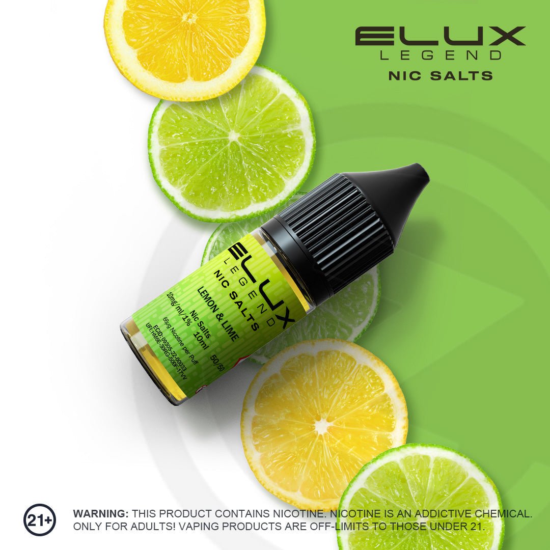 Elux Legend Nic Salt Lemon & Lime - 10ml