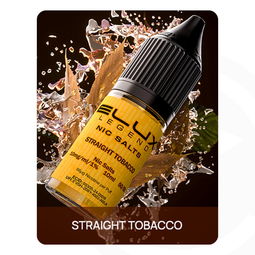 Elux Legend Nic Salt Straight Tobacco - 10ml