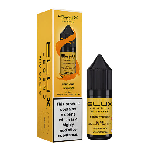 Elux Legend Nic Salt Straight Tobacco Box - 10ml