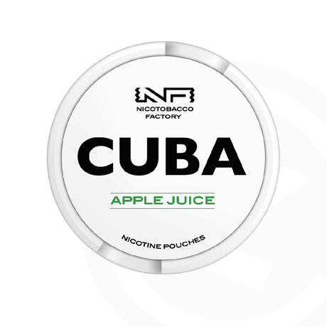 Cuba White Line Nicotine Pouches - 10.4mg - Apple Juice