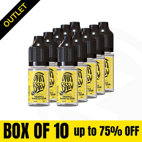 Balanced Blends - Pineapple & Mango Ice Cream - 10ml 18mg Clearance Stock