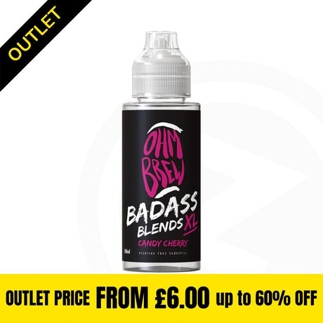 Badass Blends XL - Candy Cherry 100ml Shortfill Clearance Stock
