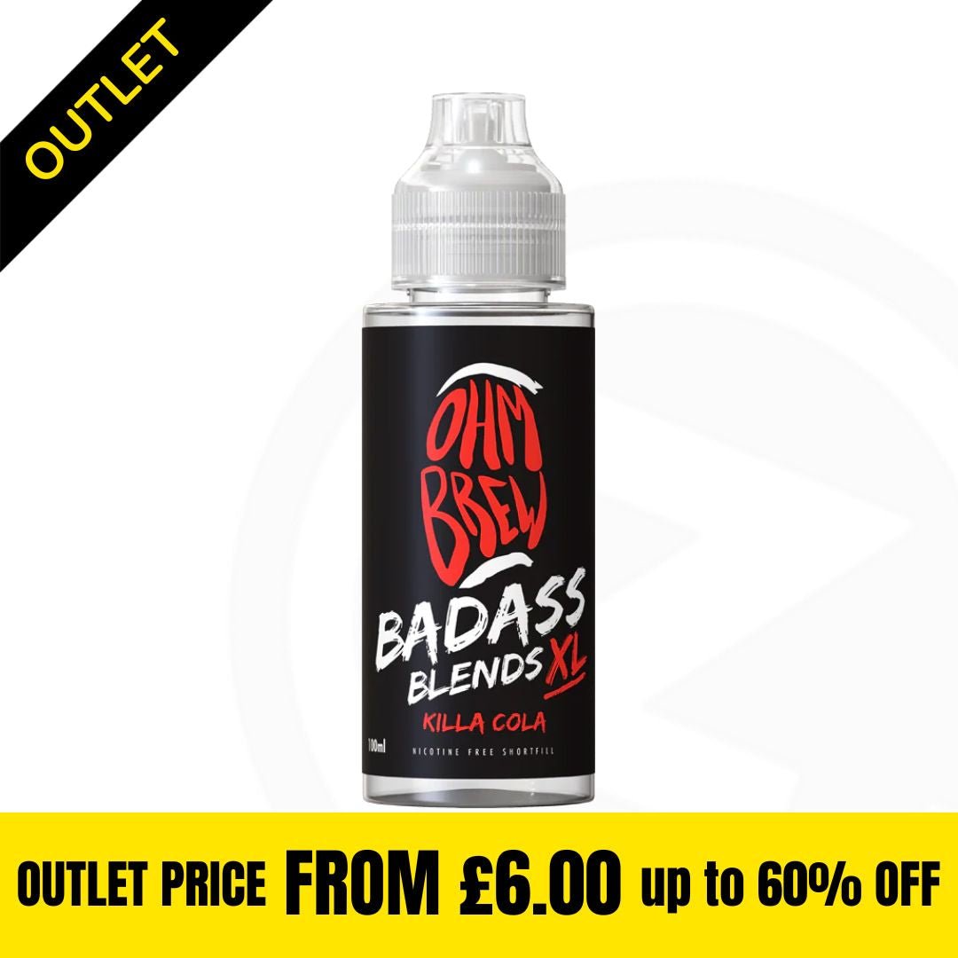 Badass Blends XL - Killa Kola 100ml Shortfill Clearance Stock
