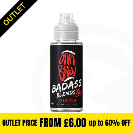 Badass Blends XL - Killa Kola 100ml Shortfill Clearance Stock