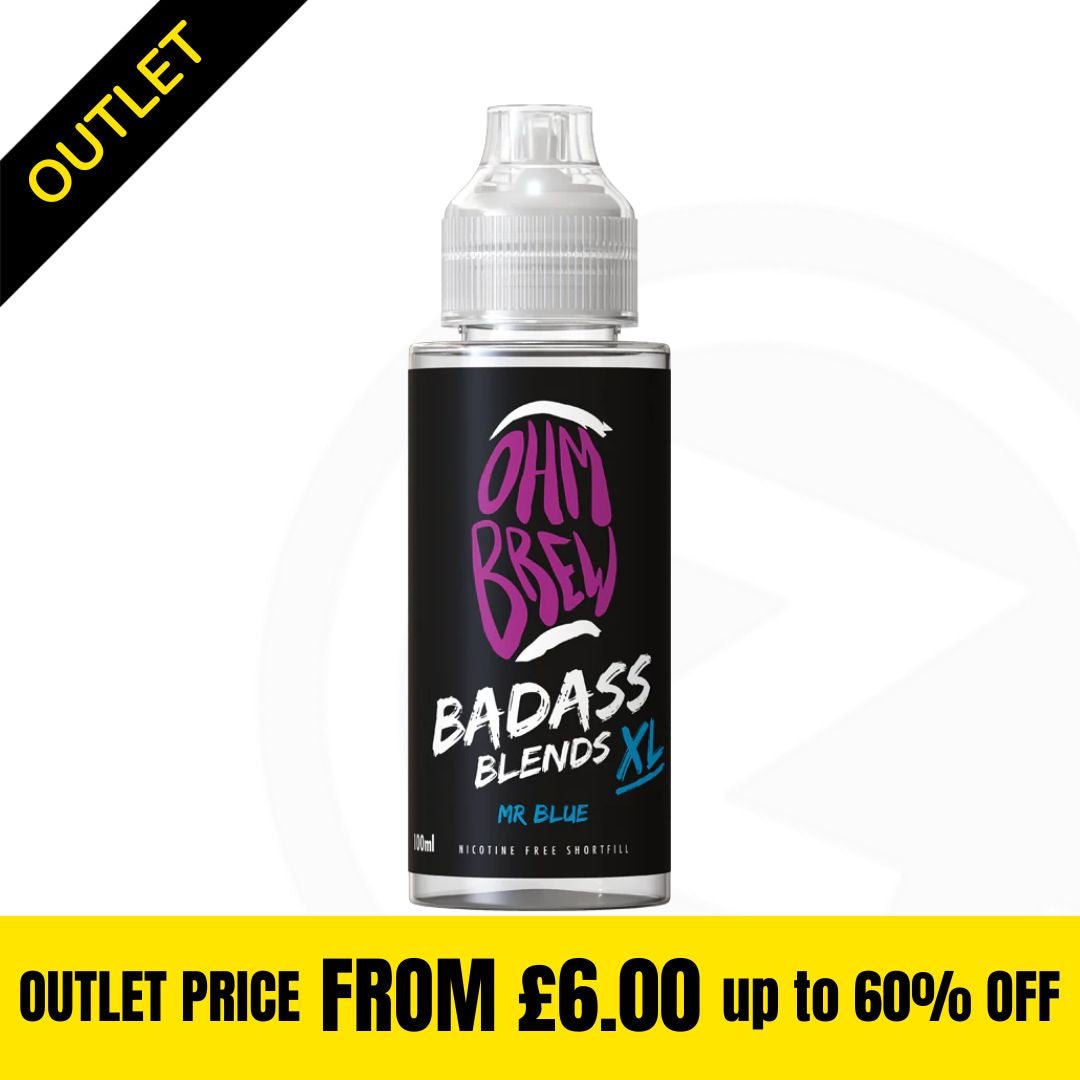 Badass Blends XL - Mr Blue 100ml Shortfill Clearance Stock