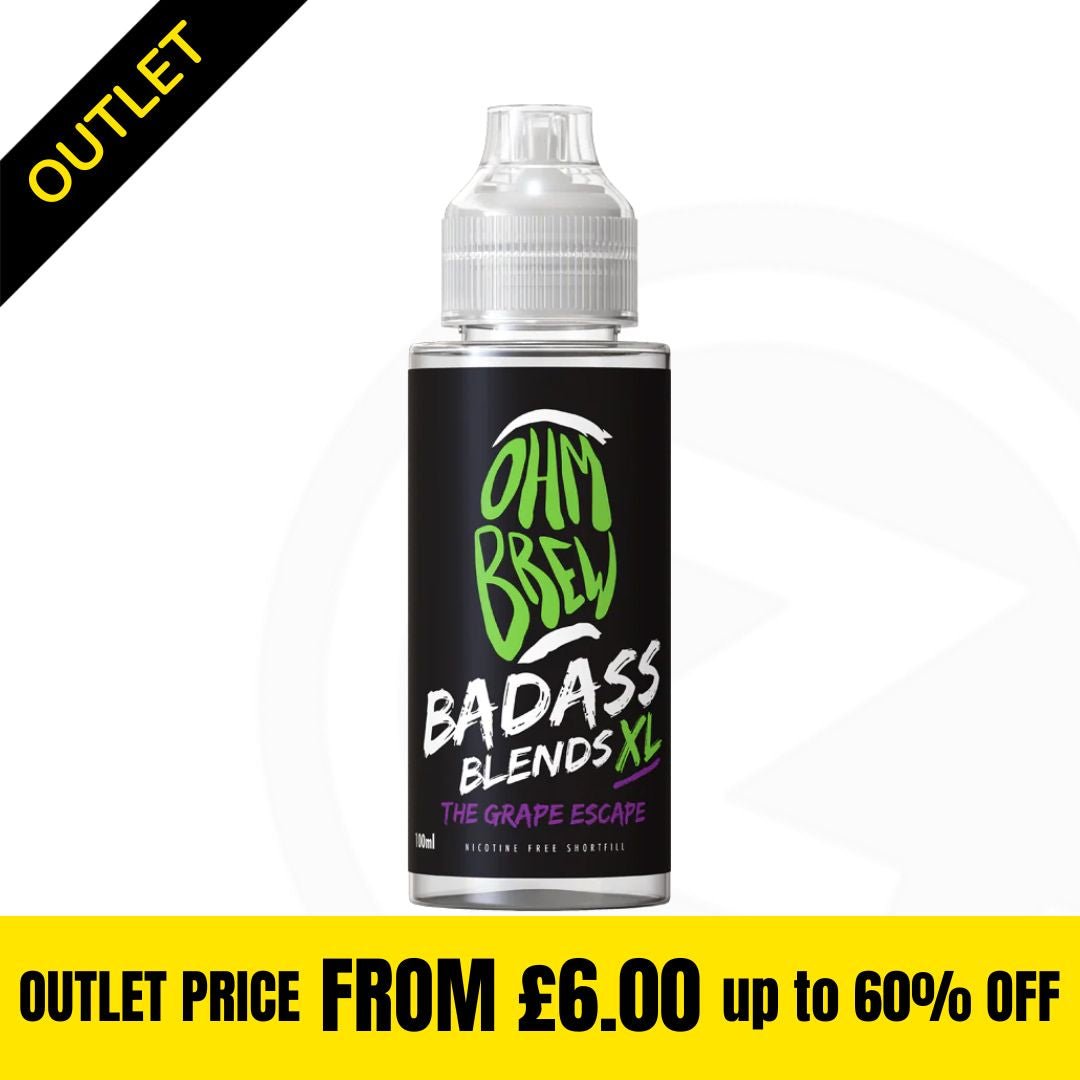 Badass Blends XL - The Grape Escape 100ml Shortfill Clearance Stock
