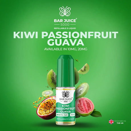 Bar Juice 5000 Kiwi Passion Fruit Guava - 10ml