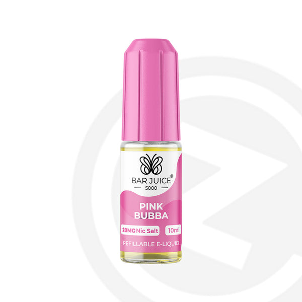 Pink Bubba Nic Salt E-Liquid | Strawberry Bubblegum Vape Juice 10ml Ziggicig Pink Bubba Nic Salt E-Liquid | Strawberry Bubblegum Vape Juice 10ml Ziggicig