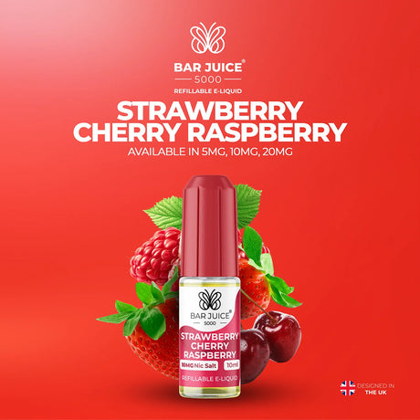 Bar Juice 5000 Strawberry Cherry Raspberry - 10ml