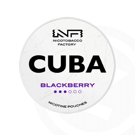 Cuba White Line Nicotine Pouches - 10.4mg - Blackberry
